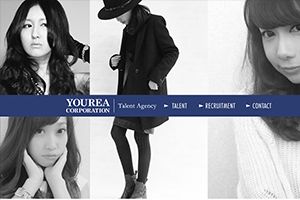 （株）ユーリアコーポレーション 様 タレント事務所　新規サイト制作