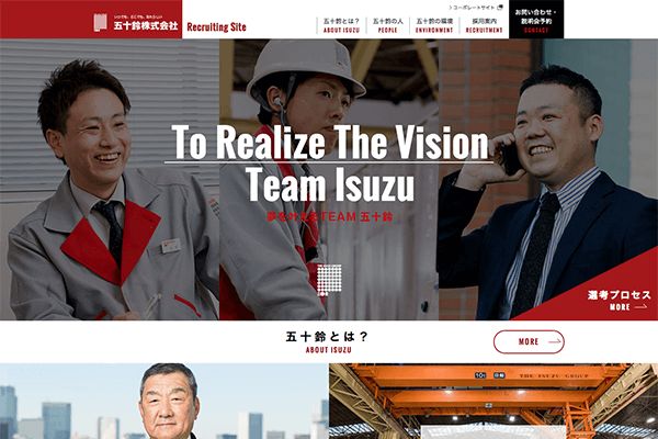 （株）アイ・コミュニケーションズ 様 新規採用サイト制作